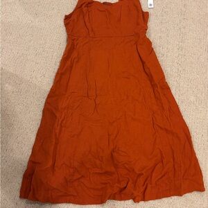 Old Navy Women's Rust Midi Dress